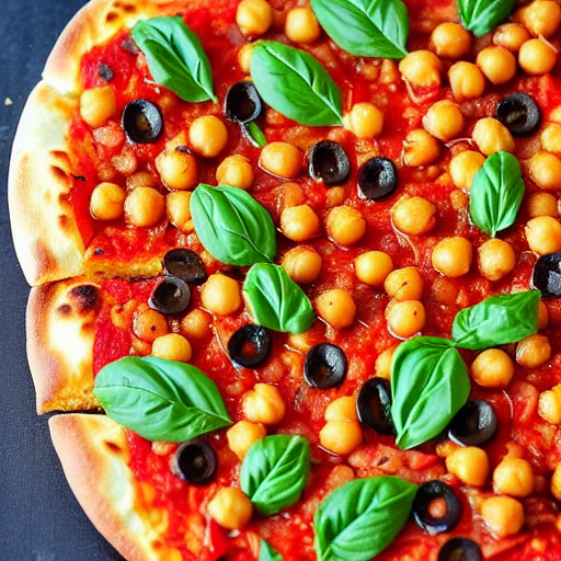BBQ Chickpea Pizza