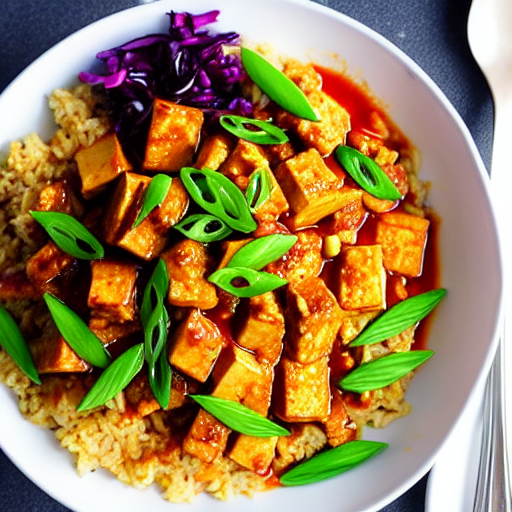 Keto Mapo Tofu Rice