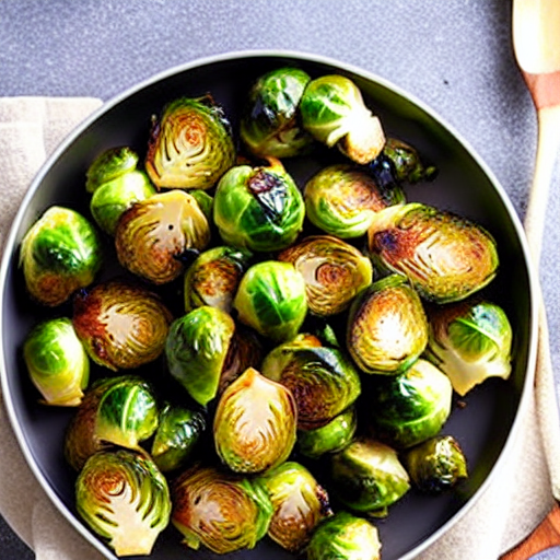 Maple Glazed Brussels Sprouts