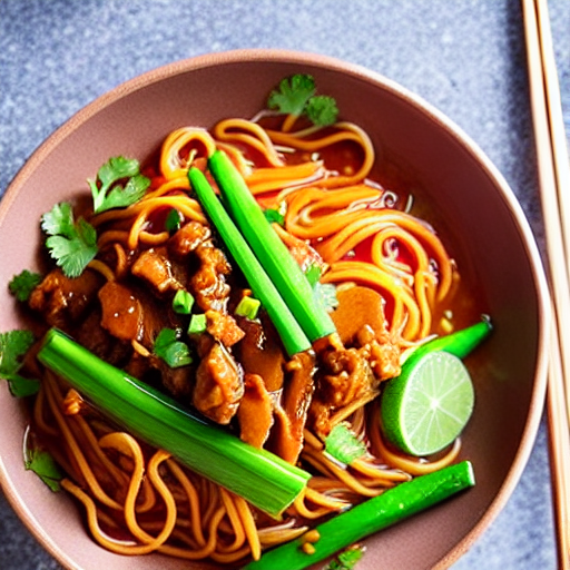 Vegan Hot and Sour Noodles