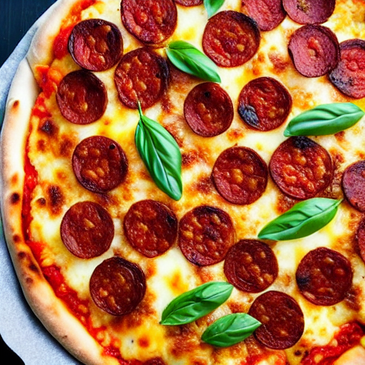 Chorizo and Cheese Pizza