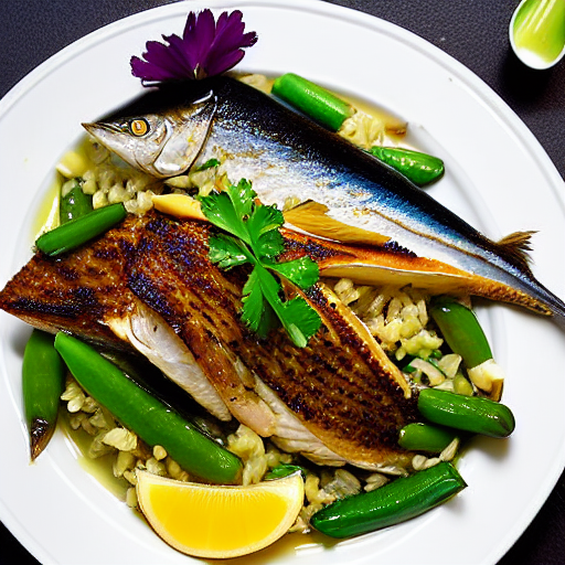 Mackerel with Garlic