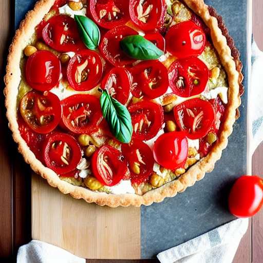 Olive and Tomato Tart