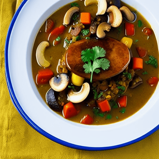Tajine de Champignons Sauvages