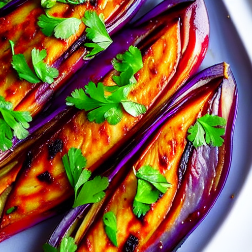Braised Eggplant 'Fish'