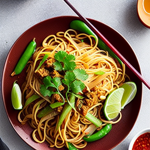 Nam Prik Pao Noodles