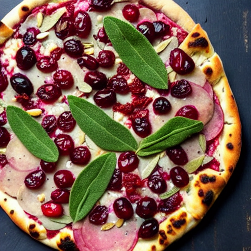 Cranberry Sage Pizza
