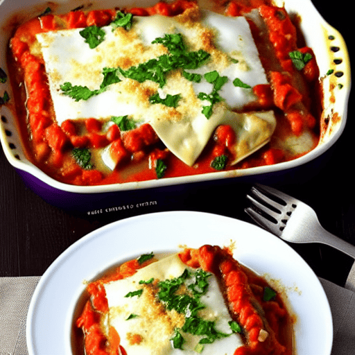 Eggplant and Mozzarella Casserole with Garlic and Cheese