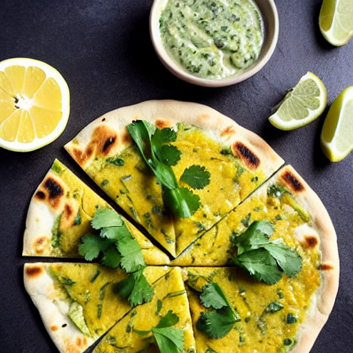 Cilantro and Lemon Flatbread