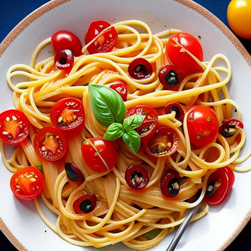 Pasta with Cherry Tomatoes