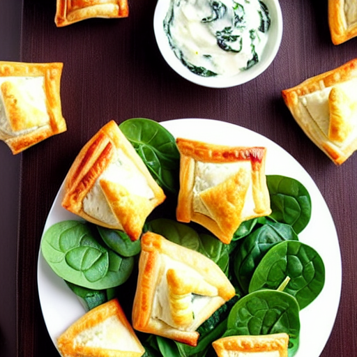 Spinach Feta Puffs