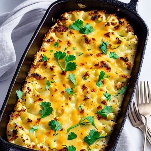 Savory Cauliflower Bake