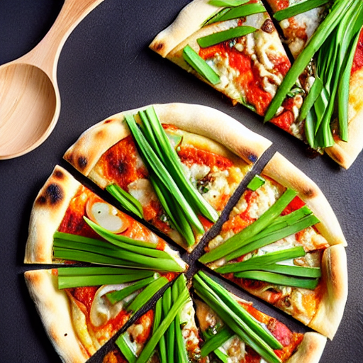 Shanghai Scallion Pizza