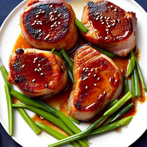 Baked Pork Chops with Hoisin