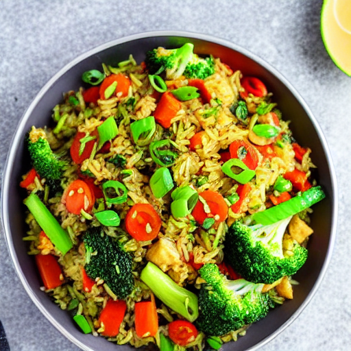 Keto Vegetable Fried Rice