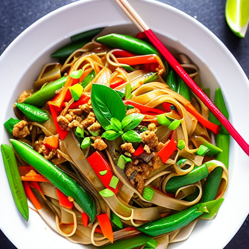 Vegetarian Drunken Noodles