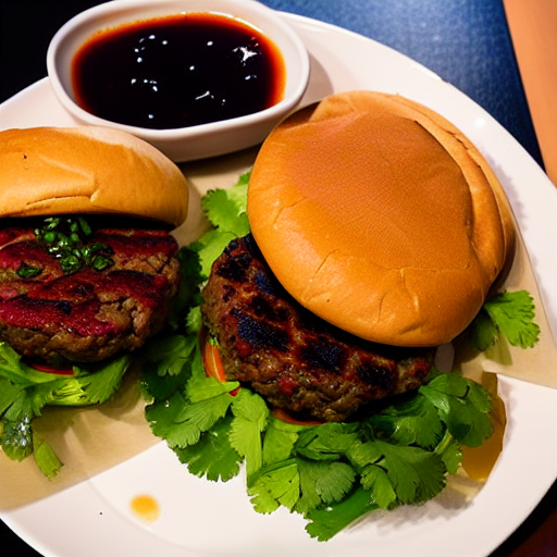 Spicy Lamb Burger
