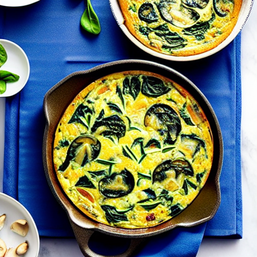 Mushroom and Spinach Frittata