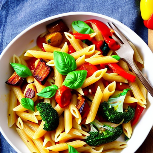 Pasta con Verduras Asadas