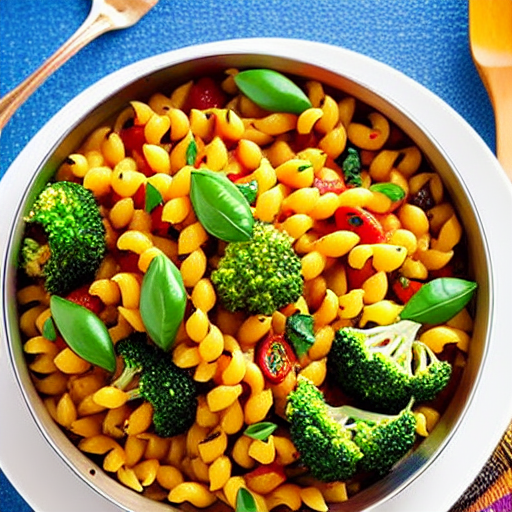 Macarrão Integral com Legumes