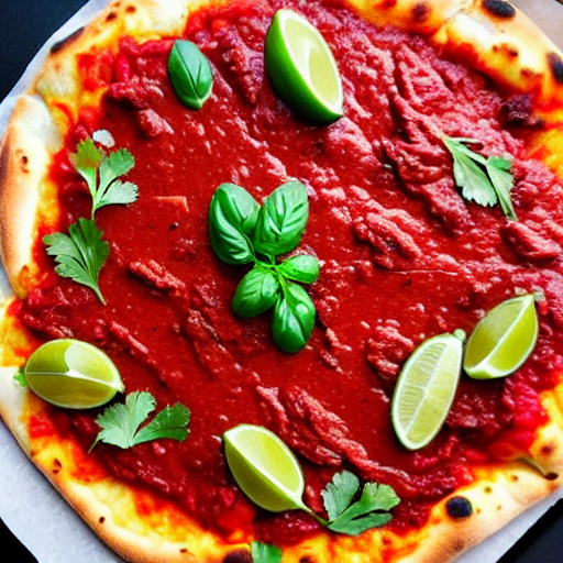 Pizza de Salsa Roja