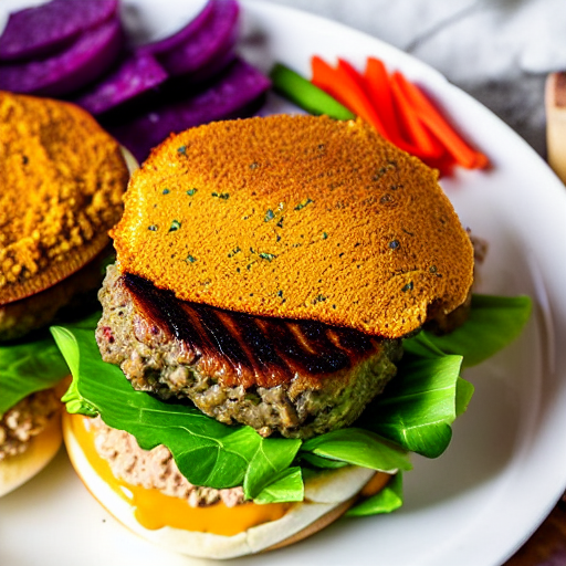 Keto Hummus Burger