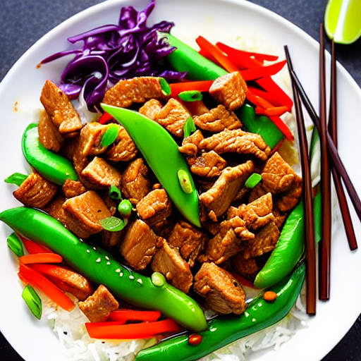 Keto Spicy Pork Stir-fry