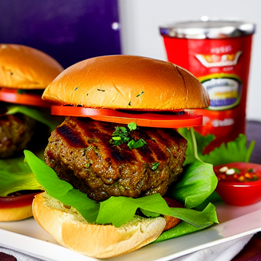 Spicy Lamb Burger