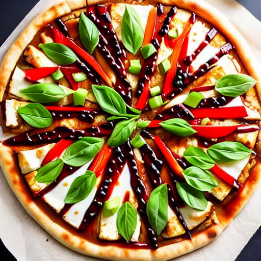 Teriyaki Tofu Pizza