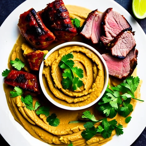 Hummus with Lamb