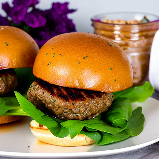 Lebanese Beef Burger