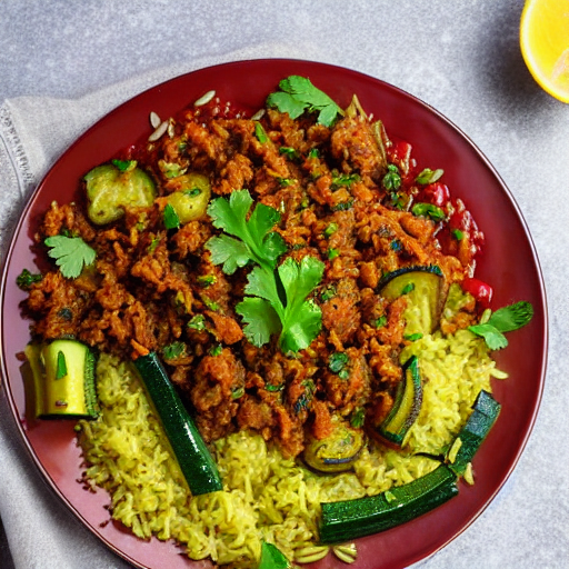 Riz Bil Kousa Wa Kharouf