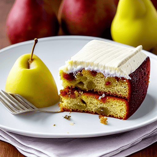 Torta di Ricotta e Pere