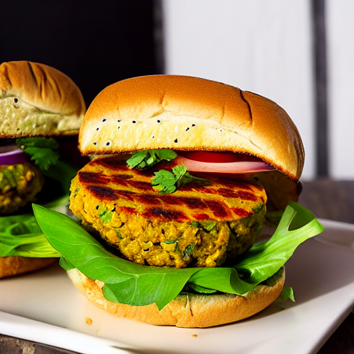 Chickpea Tofu Burger