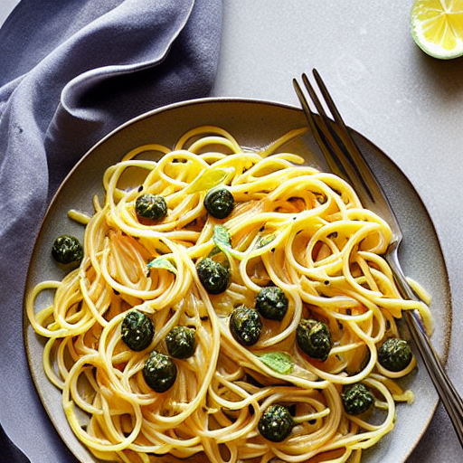 Pasta with Lemon and Capers