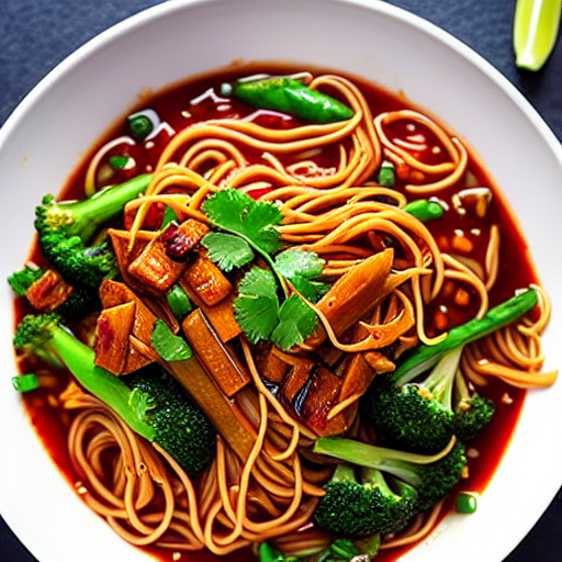 Vegan Szechuan Noodles