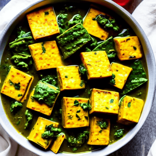 Vegan Saag Paneer