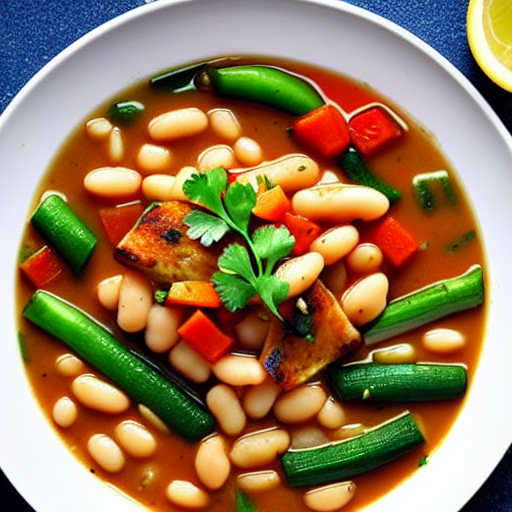 Alubias Blancas con Verduras