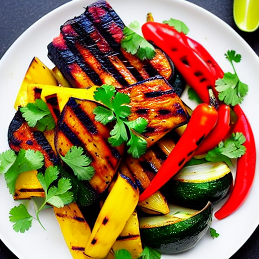 Spicy Grilled Vegetables