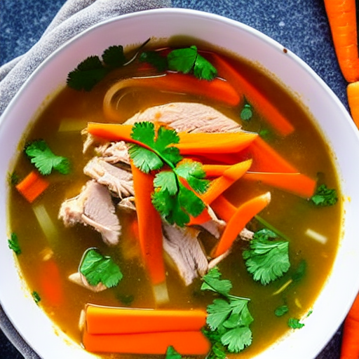 Súp Cà Rốt Gà