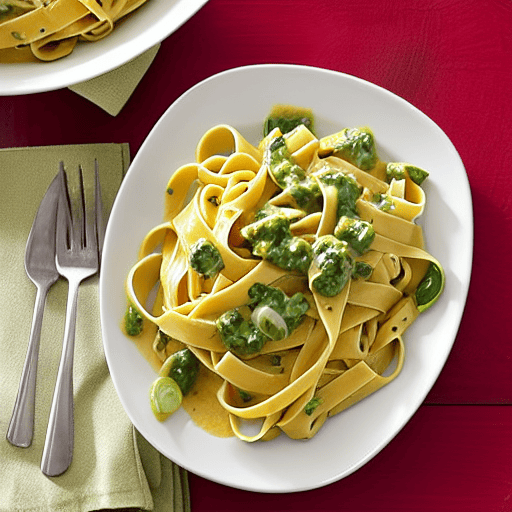Fettuccine con Poblano