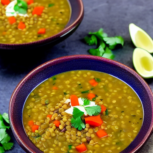 Rice and Lentil Soup