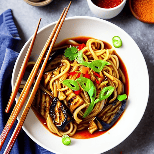 Yaki Goya Miso Nasu Udon