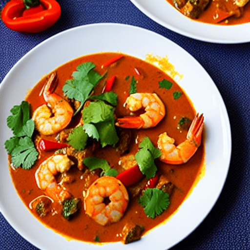 Keto Prawn Kadai