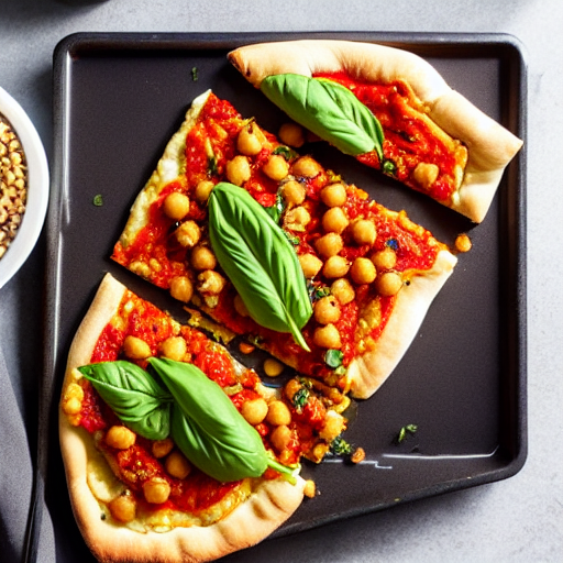 Spicy Chickpea Pizza