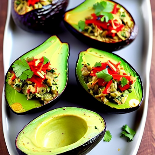 Baked Stuffed Avocados