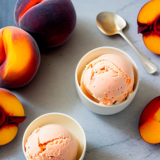 Peach Ice Cream