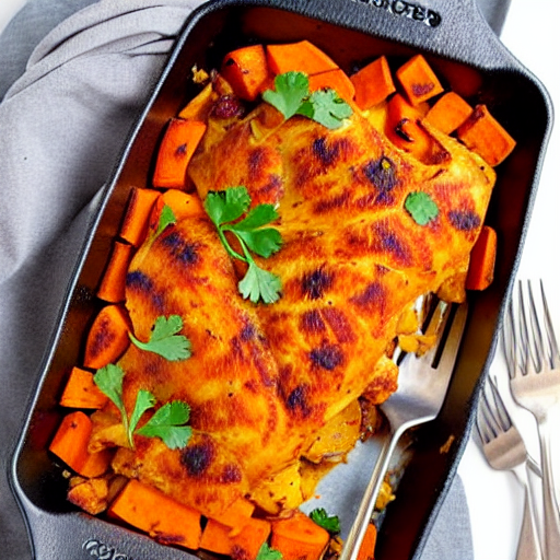 Chicken and Sweet Potato Bake