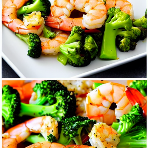 Shrimp and Broccoli Bake