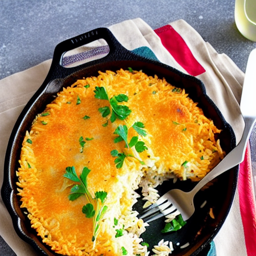 Cheesy Rice Bake